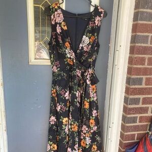Alex Marie Black Floral Maxi Dress